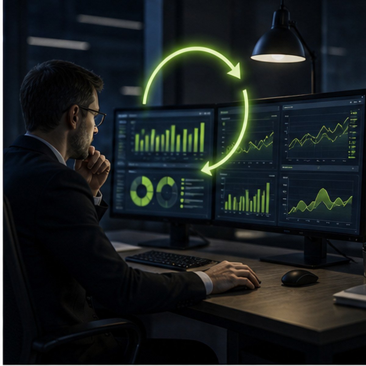 Continuous improvement analytics dashboard with optimization loop
